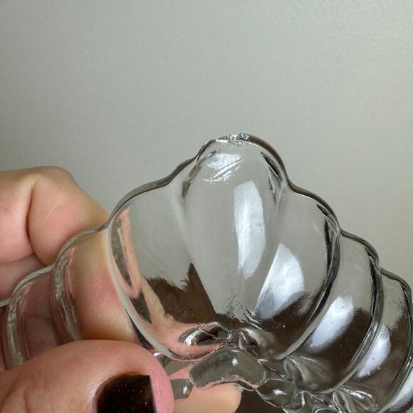 Vintage Scalloped Edge Rectangular SMALL Divided Candy Serving Dish - Picture 3 of 6